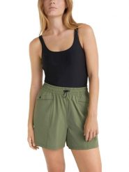 Szorty Damskie O'Neill Trvlr Stretch. Zielone szorty sportowe damskie O'Neill, na lato, s, bez wzorów, z materiału, sportowe, z podwyższonym stanem. Za 299.00 zł.