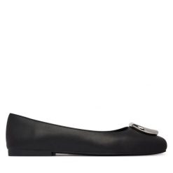 Baleriny MICHAEL Michael Kors. Czarne baleriny damskie MICHAEL Michael Kors, bez wzorów, bez obcasa. Za 659.99 zł.