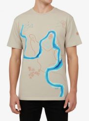 Koszulka z nadrukiem Turbat River T-Shirt. Brązowe t-shirty męskie TURBAT, l, bez wzorów, z bawełny, bez kołnierzyka. Za 104.49 zł.