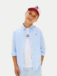 Tommy Hilfiger Koszula KB0KB09550 Niebieski jasny Relaxed Fit. Niebieskie koszule dla chłopców Tommy Hilfiger, bez wzorów, z wiskozy, bez kołnierzyka, bez ramiączek. Za 249.99 zł.