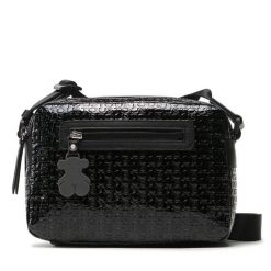 Torebka TOUS. Czarne listonoszki damskie tous, bez wzorów, bez dodatków. Za 559.99 zł.