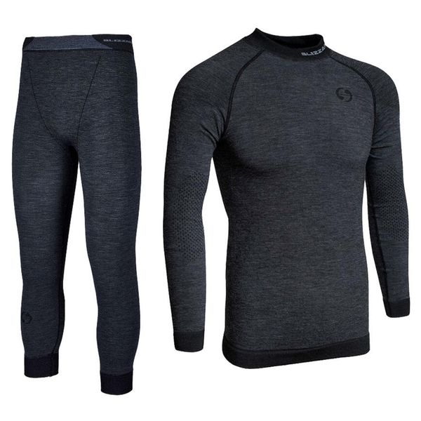 Męska bielizna termoaktywna Blizzard Mens Long Merino. Szara bielizna termoaktywna męska BLIZZARD, l, z wełny. W wyprzedaży za 429.99 zł.