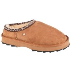 Buty Emu Australia Sharky Scuff W13179-CHES brązowe. Brązowe kapcie damskie bez wzorów, z gumy. Za 518.26 zł.
