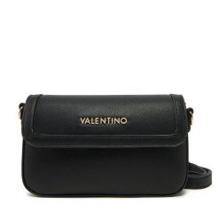 Torebka Valentino. Czarne listonoszki damskie Valentino, bez wzorów, bez dodatków. Za 259.99 zł.