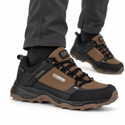 Buty męskie sportowe trekkingowe DK PREDATOR LOW SOFTSHELL. Brązowe trekkingi męskie DK, trekkingowe. Za 159.00 zł.
