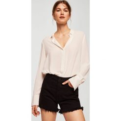 Mango - Szorty Mom. Szare szorty damskie Mango, z bawełny, casualowe. Za 89.90 zł.