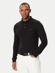 Tommy Hilfiger Polo 1985 MW0MW20182 Czarny Regular Fit. Czarne koszulki polo męskie Tommy Hilfiger, m, bez wzorów, z bawełny, bez ramiączek. Za 369.99 zł.
