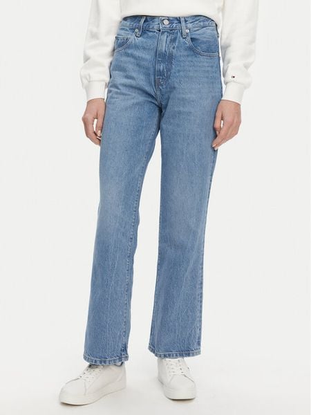 Tommy Hilfiger Jeansy WW0WW45922 Niebieski Relaxed Fit. Niebieskie jeansy damskie Tommy Hilfiger. Za 396.99 zł.