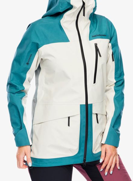 Kurtka narciarska damska Peak Performance Vertical GORE-TEX 3L Jacket. Brązowe kurtki damskie Peak Performance, na zimę, l, bez wzorów, z gore-texu, bez kaptura. Za 1,681.89 zł.