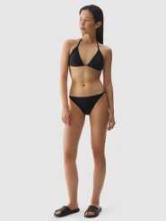 4F Dół od bikini damski - czarny L. Czarne bikini damskie 4f, na lato, l, bez wzorów. W wyprzedaży za 19.99 zł.