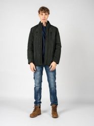 Kurtka turystyczna męska Renny. Zielone kurtki męskie Geox, m, bez wzorów, z poliesteru, z kapturem. Za 544.00 zł.