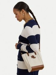 LAUREN RALPH LAUREN Torebka 431982235003 Écru. Torebki do ręki damskie Lauren Ralph Lauren, bez wzorów, z materiału, bez dodatków. Za 1,199.00 zł.