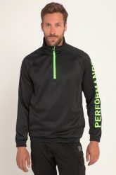 Męska Bluza Odzież fitness jaskrawe akcenty stójka elastyczny pas. Czarna bluzy męskie JAY-PI, m, bez wzorów, z dresówki, bez kaptura. Za 223.99 zł.