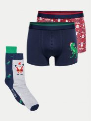 Only & Sons Komplet bielizny Xmas Box 22030904 Kolorowy. Bokserki męskie Only & Sons, m, bez wzorów, z bawełny. Za 59.99 zł.