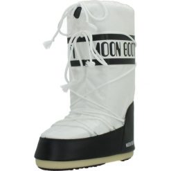 Buty MOON BOOT MB ICON NYLON Biały. Białe obuwie sportowe damskie Moon Boot, bez wzorów, z nylonu. Za 689.00 zł.
