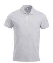 Clique Classic Lincoln S/S koszulka polo męska z bawełny, modern fit. Szare koszulki polo męskie CLIQUE, m, bez wzorów, z bawełny, klasyczne, bez ramiączek. Za 121.45 zł.