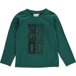 Koszulka "Thomas 702" w kolorze niebieskim. Zielone t-shirty dla chłopców marki Lego Wear Fashion, z nadrukiem, z długim rękawem. W wyprzedaży za 49.95 zł.