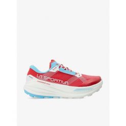 Buty trailowe damskie La Sportiva Prodigio Max. Czerwone obuwie sportowe damskie La Sportiva, bez wzorów, do biegania. Za 749.99 zł.