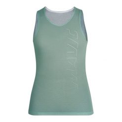 Damski tank top Mavic. Zielone koszulki sportowe damskie MAVIC, bez wzorów, bez kołnierzyka, bez ramiączek, rowerowe. Za 191.50 zł.