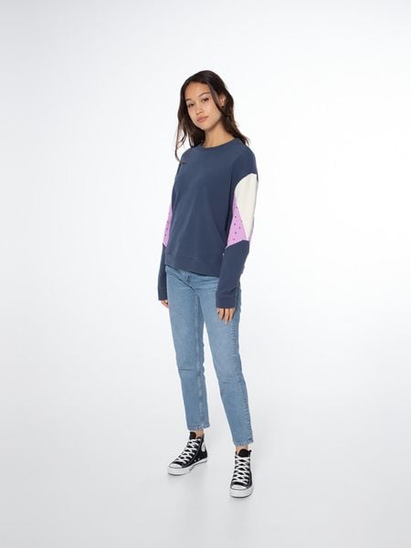 Bluza damska Protest NXGSHAUN sweatshirt. Niebieskie bluzy damskie Protest, xs, bez wzorów, z bawełny, bez kaptura. Za 179.99 zł.