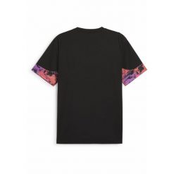 Męska koszulka piłkarska individualCUP PUMA Black. Czarne koszulki sportowe męskie Puma, l, bez wzorów, bez kołnierzyka, bez ramiączek, do piłki nożnej. W wyprzedaży za 114.00 zł.