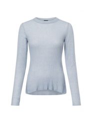 BOSS Orange Sweter - Fennona Kobiety niebieski, XL. Niebieskie swetry damskie Boss Orange, xl, bez wzorów, prążkowane, eleganckie, bez kołnierzyka, bez ramiączek, bez kaptura. Za 349.95 zł.