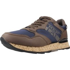 Buty REPLAY RS680089S Brązowy. Brązowe trekkingi męskie Replay, trekkingowe. Za 365.99 zł.
