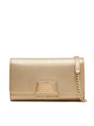 Armani Exchange Torebka XW000358 AF26570 F1020 Złoty. Żółte torebki do ręki damskie Armani Exchange, bez wzorów, ze skóry, wizytowe, bez dodatków. Za 429.99 zł.