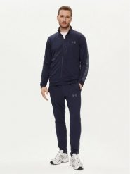 Under Armour Dres Ua Knit Track Suit 1357139-410 Granatowy Fitted Fit. Niebieskie spodnie sportowe męskie Under Armour, l, bez wzorów, z dresówki, na fitness i siłownię. Za 259.99 zł.