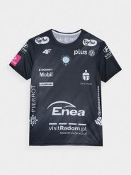 4F Koszulka replika domowa z sezonu 2023/2024 męska 4F x Czarni Radom - multikolor XS. Czarne t-shirty męskie 4f, m, bez wzorów, bez kołnierzyka. W wyprzedaży za 59.99 zł.