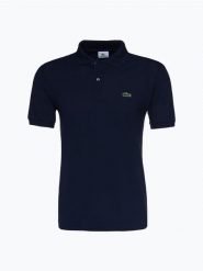 Lacoste koszulka polo Mężczyźni Bawełna niebieski, 6. Niebieskie koszulki polo męskie Lacoste, l, bez wzorów, z bawełny, bez kołnierzyka, bez ramiączek. Za 499.95 zł.