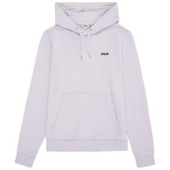Bluza damska Fila Lierna. Fioletowe bluzy sportowe damskie Fila, l, bez wzorów, bez kaptura, na fitness i siłownię. Za 293.12 zł.