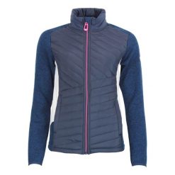 Kurtka polarowa z pikowanymi wstawkami damska Peak Mountain Apony. Czarne kurtki damskie Peak Mountain, m, bez wzorów, z elastanu, bez kaptura. Za 344.00 zł.
