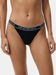 Emporio Armani Underwear Komplet stringów EW000405 AF19026 MC005 Czarny. Czarne stringi damskie Emporio Armani Underwear, s, bez wzorów, z bawełny. Za 209.99 zł.
