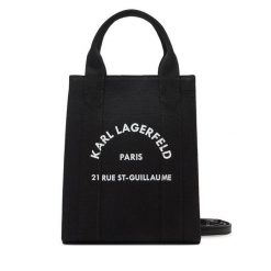Torebka KARL LAGERFELD. Czarne torebki do ręki damskie KARL LAGERFELD, bez wzorów, klasyczne, bez dodatków. Za 249.99 zł.