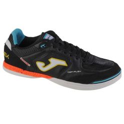Buty halowe - halówki męskie, Joma Top Flex 2301 IN. Czarne buty sportowe męskie Joma, z gumy, bez zapięcia, do piłki nożnej. Za 223.99 zł.