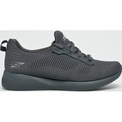 Skechers - Buty. Szare obuwie sportowe damskie Skechers, z materiału. W wyprzedaży za 199.90 zł.