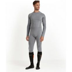 Legginsy Falke Wool-Tech. Szare legginsy sportowe męskie Falke, xl, bez wzorów, z elastanu. Za 440.00 zł.