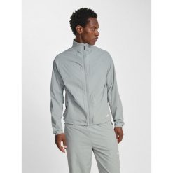 Kurtka z dresu Hummel Pulse. Szare bluzy męskie Hummel, z dresówki, bez zapięcia, na fitness i siłownię. Za 286.50 zł.