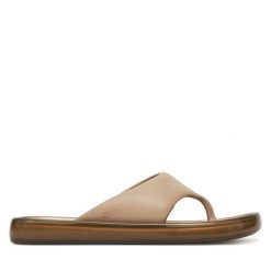 Japonki Melissa. Brązowe klapki damskie Melissa, bez wzorów, bez obcasa. Za 229.99 zł.