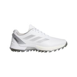 Buty do golfa bez kolców adidas Adizero ZG. Białe buty sportowe męskie Adidas, bez zapięcia, na golfa. W wyprzedaży za 754.50 zł.