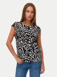 Vero Moda Bluzka Friga 10340830 Czarny Regular Fit. Czarne bluzki damskie Vero Moda, xl, bez wzorów, z syntetyku, bez kołnierzyka, bez ramiączek. Za 89.99 zł.