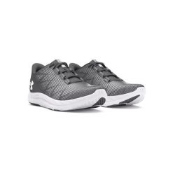 Buty do biegania męskie Under Armour Charged Speed Swift. Szare buty sportowe męskie Under Armour, z materiału, bez zapięcia, do biegania. Za 261.99 zł.