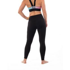 Damskie legginsy Metal Boxe. Czarne legginsy sportowe damskie METAL BOXE, s, bez wzorów, z elastanu, na fitness i siłownię. Za 229.00 zł.