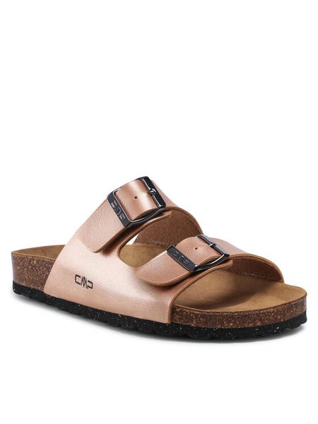 CMP Klapki Eco Thalitha Wmn Slipper 3Q91016 Różowy. Czerwone klapki damskie CMP, bez wzorów, ze skóry, bez obcasa. Za 170.99 zł.