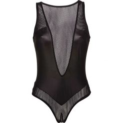 Body ze stringami "ouvert" bonprix czarny. Czarne body damskie bonprix. Za 49.99 zł.