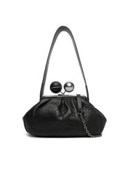 Weekend Max Mara Torebka 2525516075600 Czarny. Czarne torebki do ręki damskie Weekend Max Mara, bez wzorów, ze skóry, wizytowe, bez dodatków. Za 2,539.00 zł.