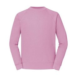 Męska Klasyczna Bluza Raglanowa. Niebieskie bluzy męskie Fruit of the Loom, m, bez wzorów, bez kaptura. Za 76.99 zł.
