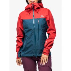 Kurtka GORE-TEX damska Mountain Equipment Makalu Jacket. Czerwone kurtki damskie MOUNTAIN EQUIPMENT, bez wzorów, z gore-texu, bez kaptura. Za 1,317.99 zł.