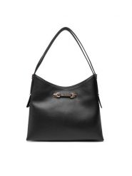 Guess Torebka Lefia HWBG96 44020 Czarny. Czarne torebki do ręki damskie Guess, z aplikacjami, ze skóry, bez dodatków. Za 409.99 zł.